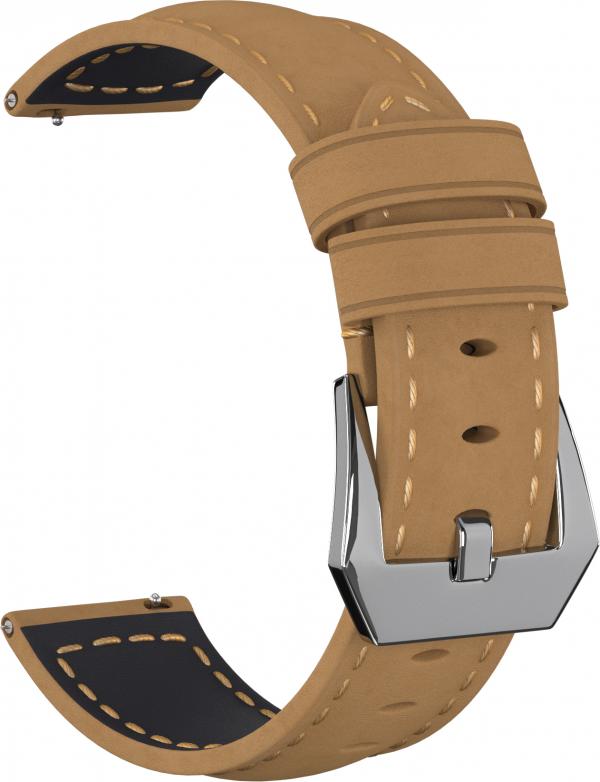 

Ремешок замшевый Suede 2 22 для Ticwatch Pro (Светло-коричневый)