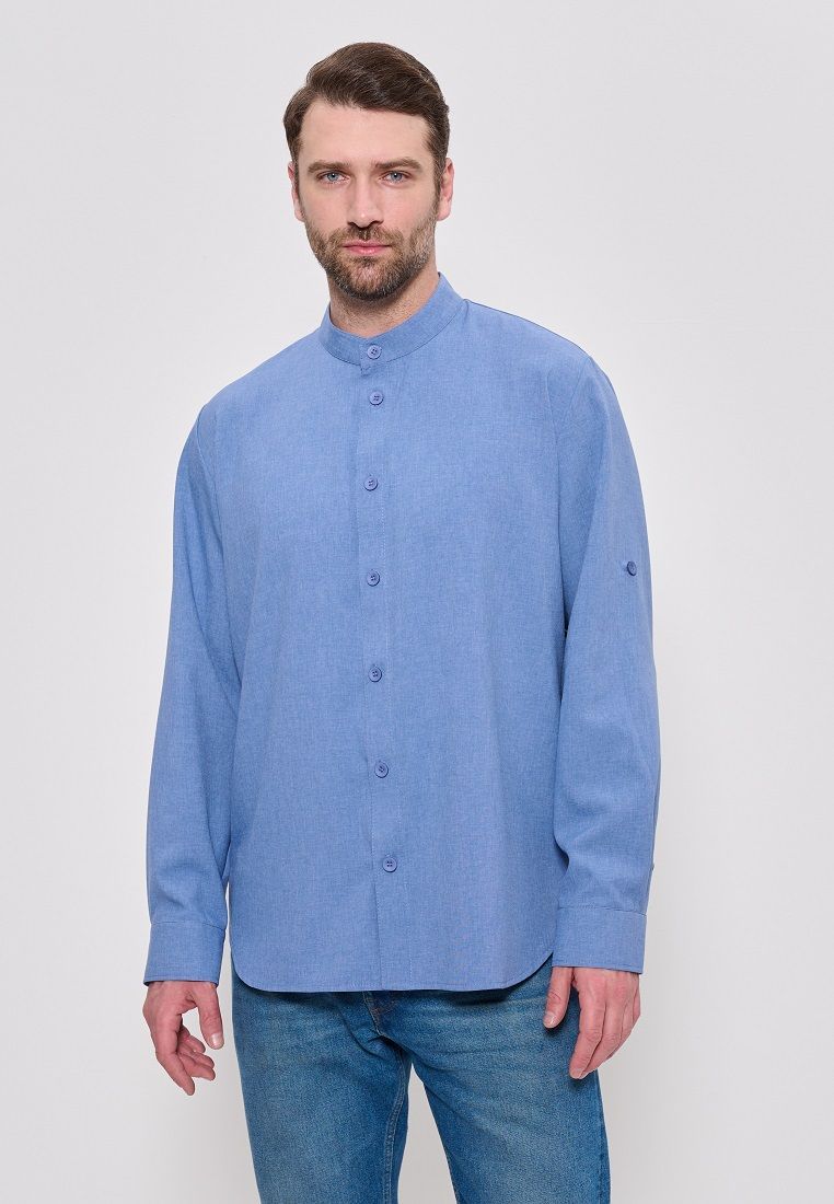 Рубашка мужская CLEO 1026 голубая 60 RU