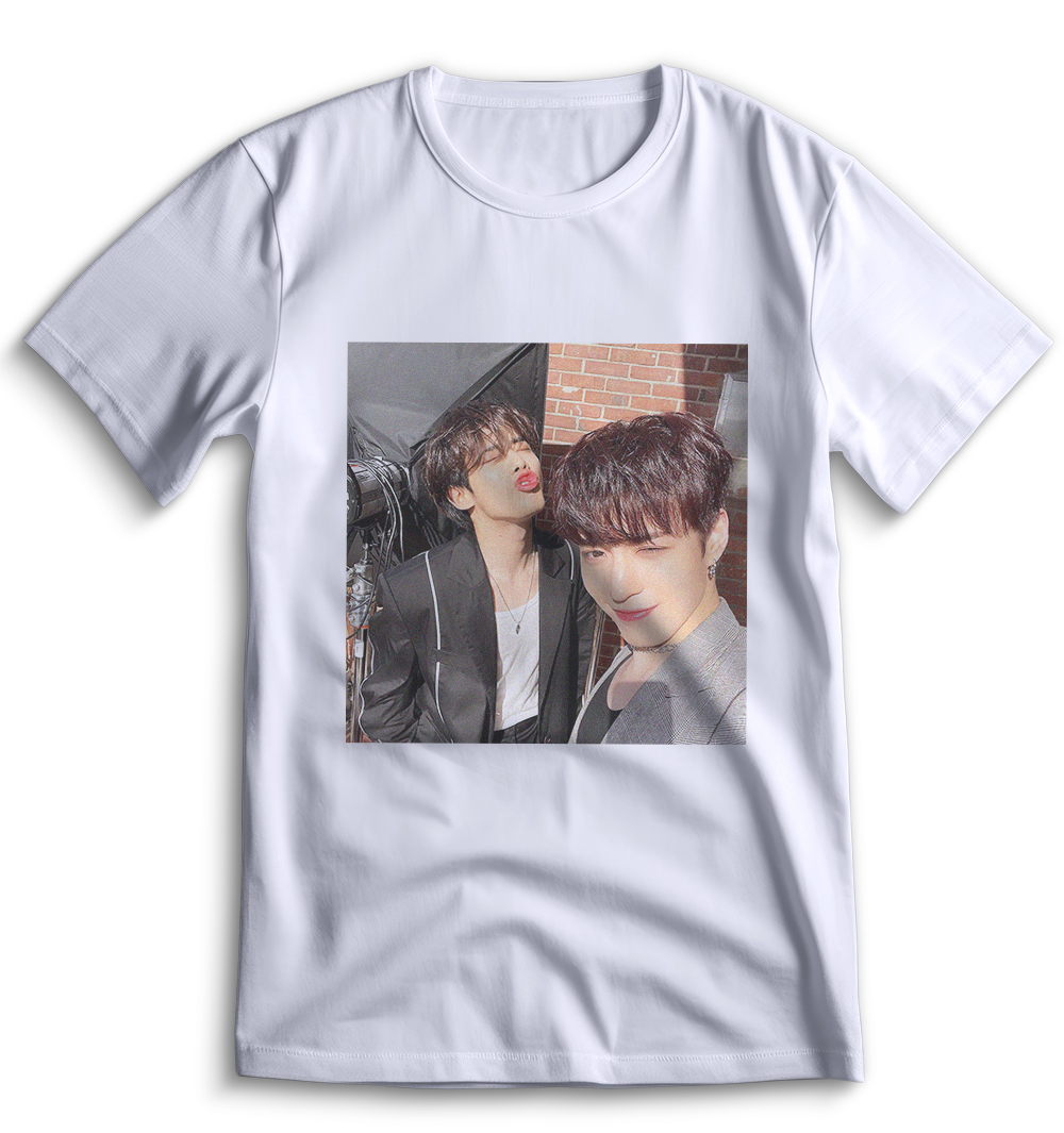 Белая футболка Top T-shirt omega x (K-pop Омега икс) 0037 размер M