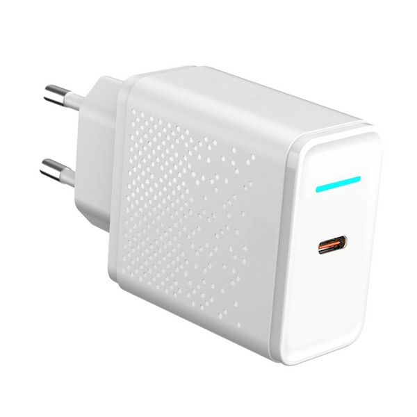 

СЗУ Krutoff CH-09 USB Type-C, PD 20W (white)