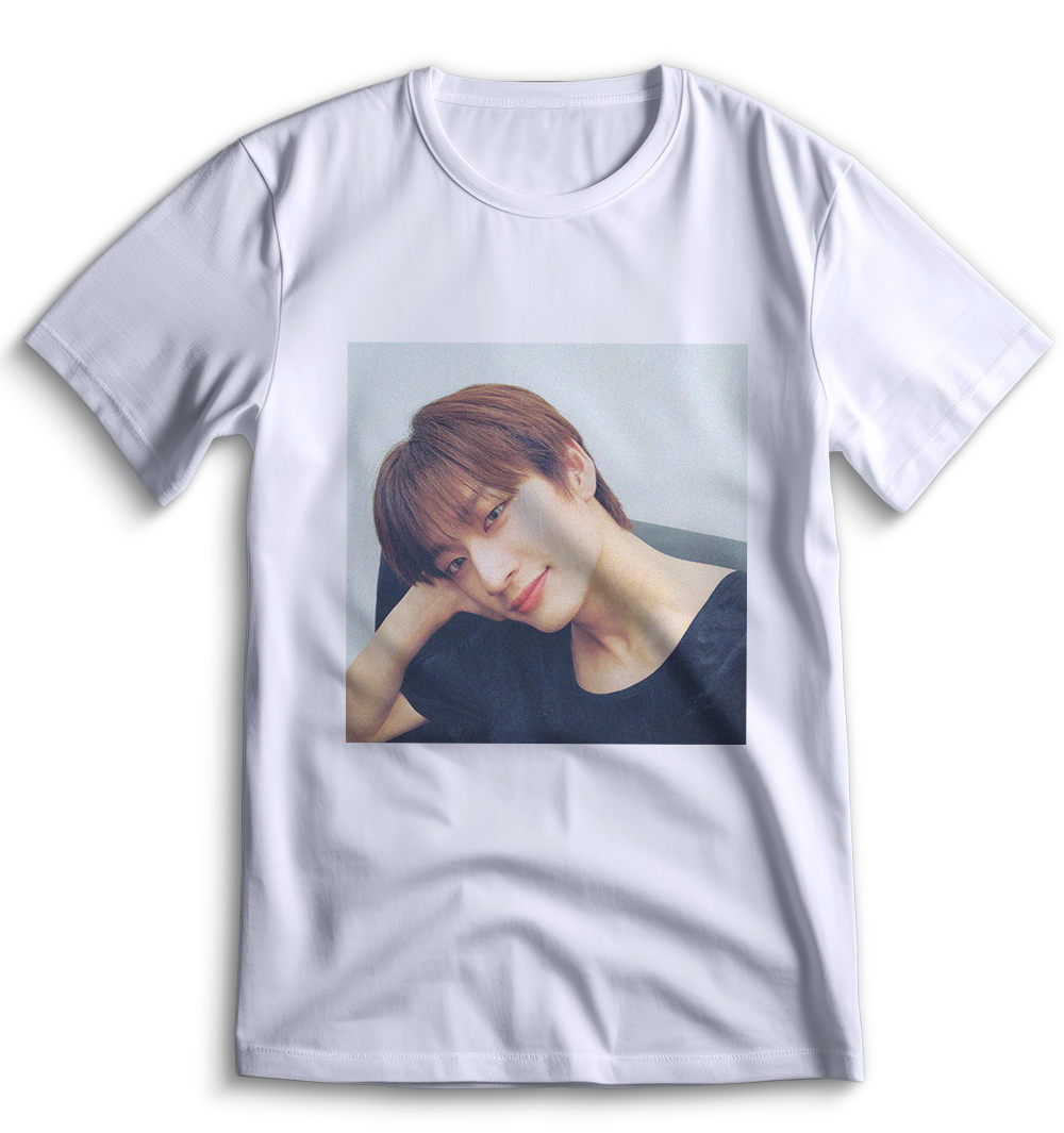 Белая футболка Top T-shirt omega x (K-pop Омега икс) 0038 размер M