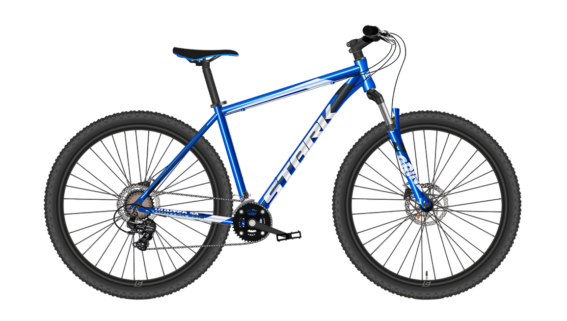 Велосипед Stark 23 Hunter 29.2 D синий-чёрный-серебристый, 22