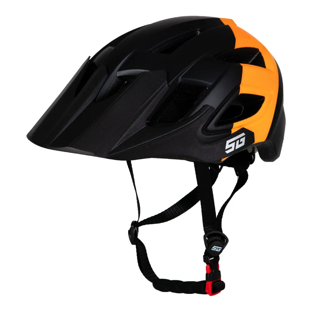 Шлем Stg TS-39 чёрный с оранжевым, L