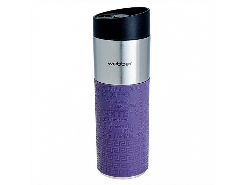 фото Термокружка webber be-6038 450ml purple sakura