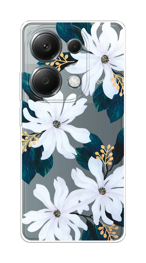 

Чехол на Xiaomi Redmi Note 13 Pro 4G "Delilah Flower", Зеленый;белый, 321650-1