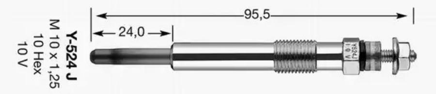 

Свеча накаливания NGK D-Power 4520