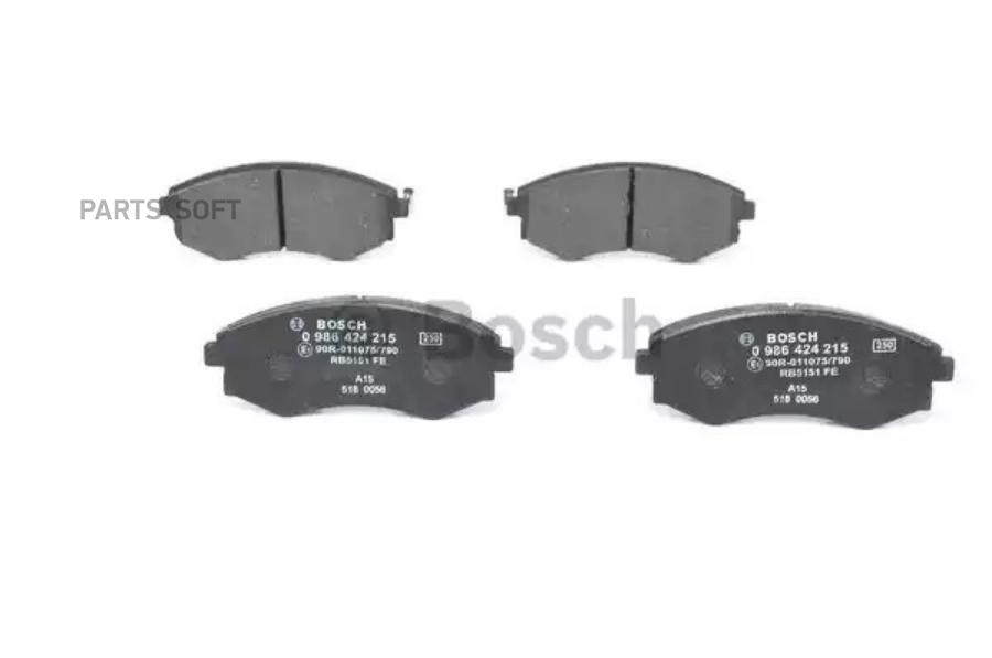 

Комплект тормозных колодок BOSCH 0986424215