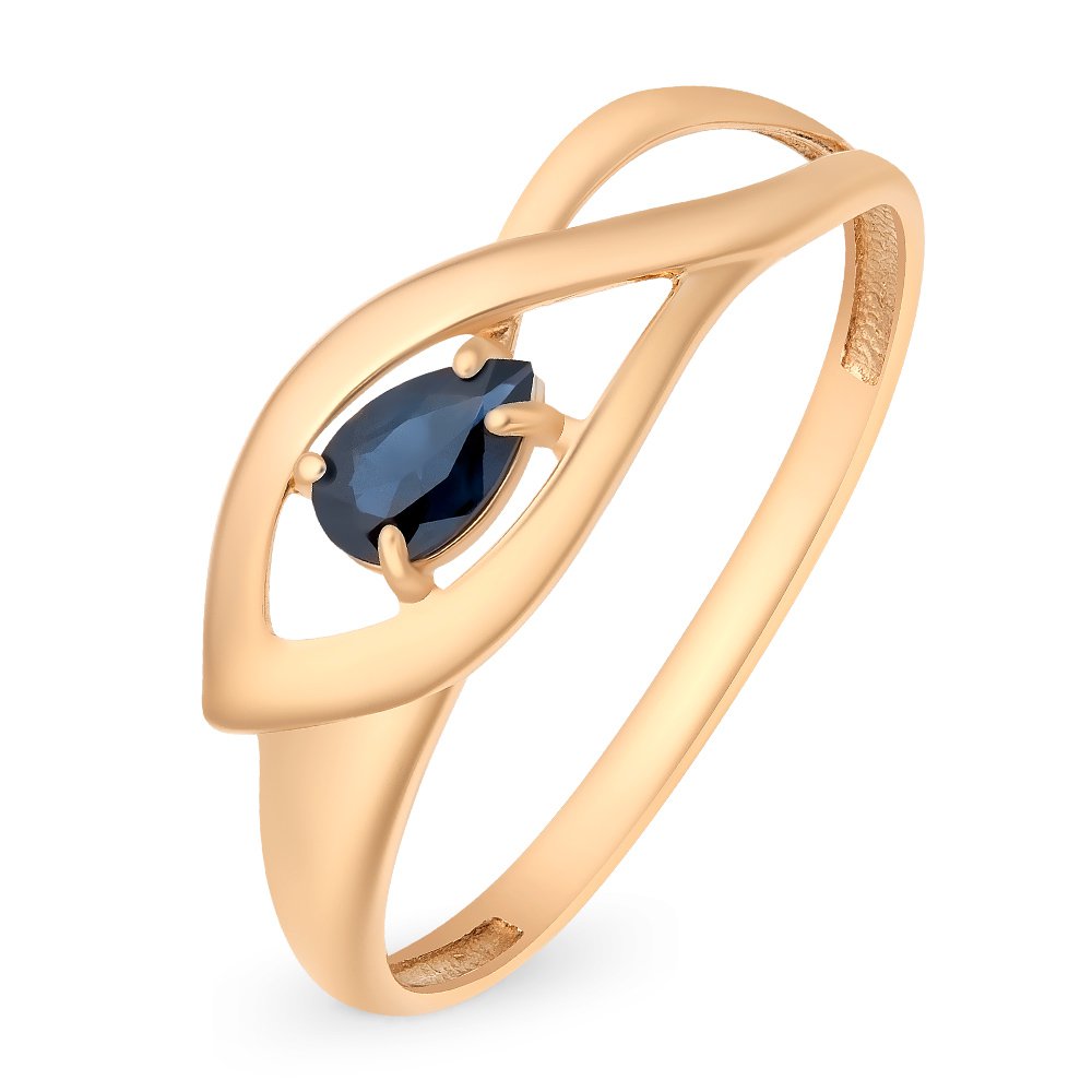

Кольцо из золота р.  585Gold 101014652, сапфир, 101014652