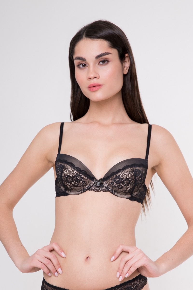 Бюстгальтер женский Rose&Petal PARISIENNE 11011 черный 75A