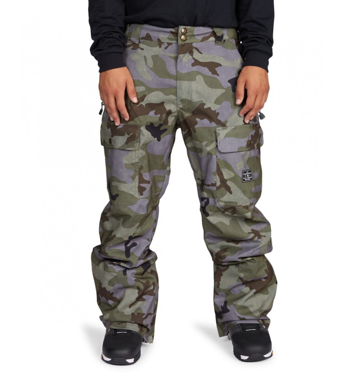 Спортивные брюки DC Banshee woodland camo castlerock, XL INT