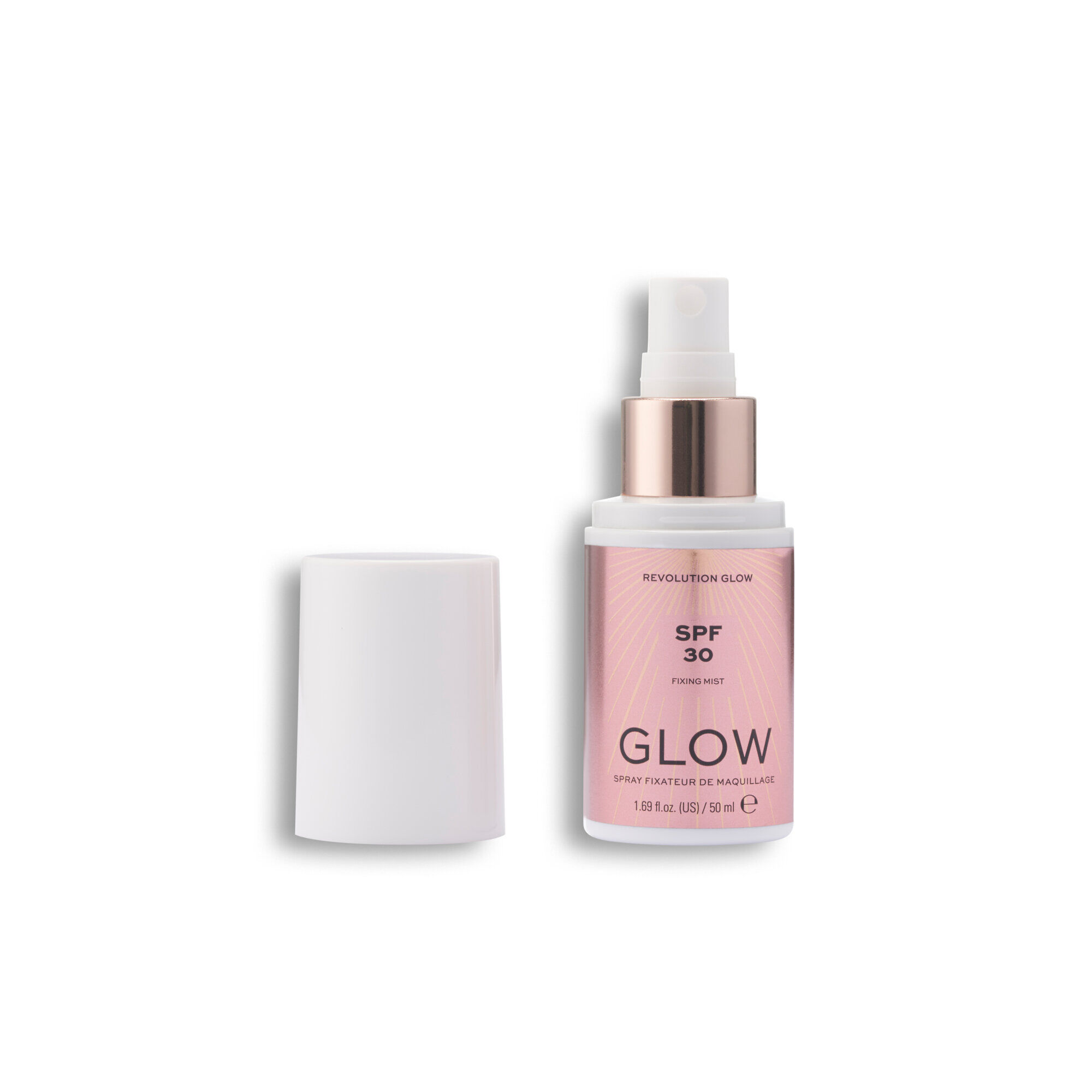 Спрей для фиксации макияжа Revolution Makeup Glow SPF 30 Fixing Mist