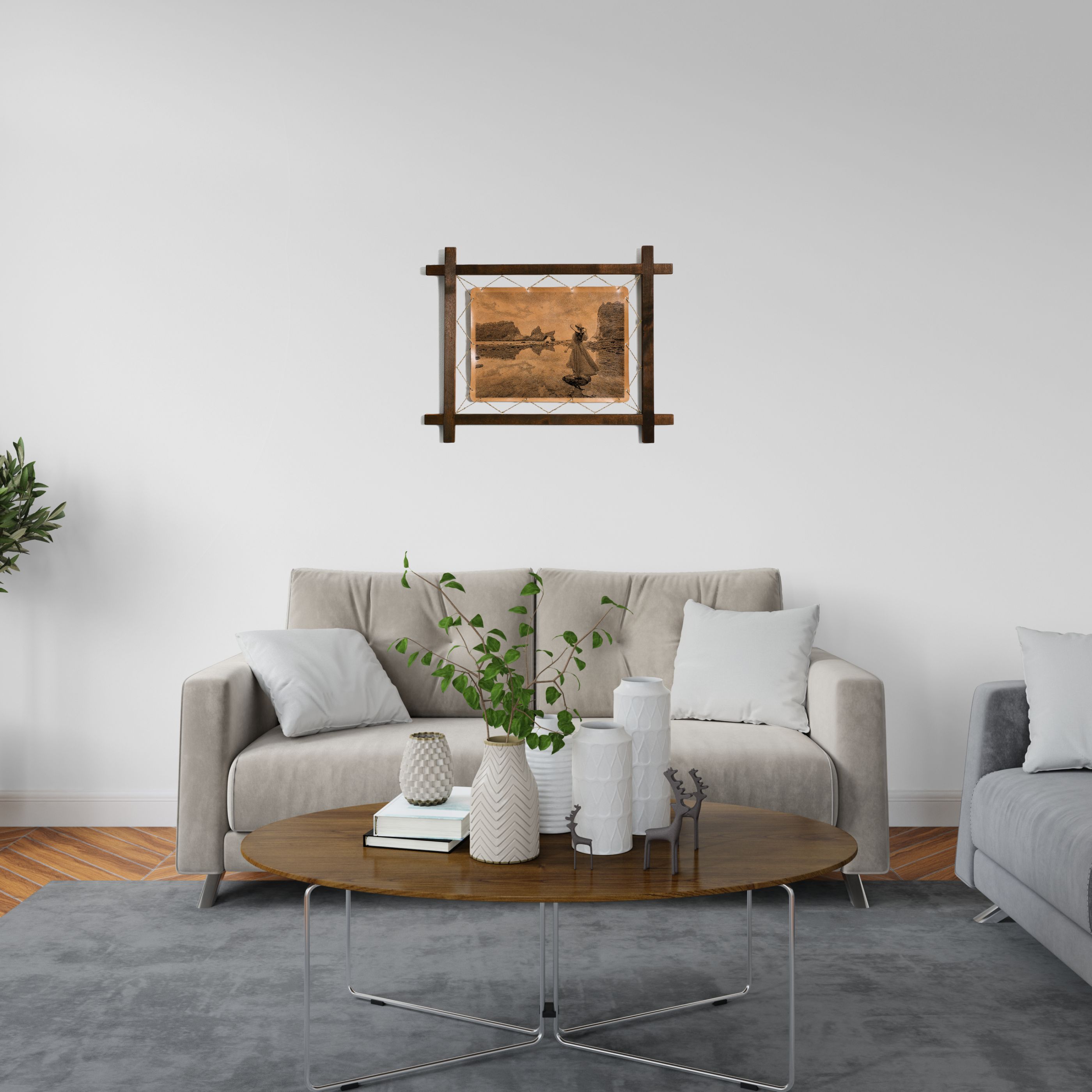 

Картина BoomGift Девушка на пляже, гравировка на натуральной коже, 194