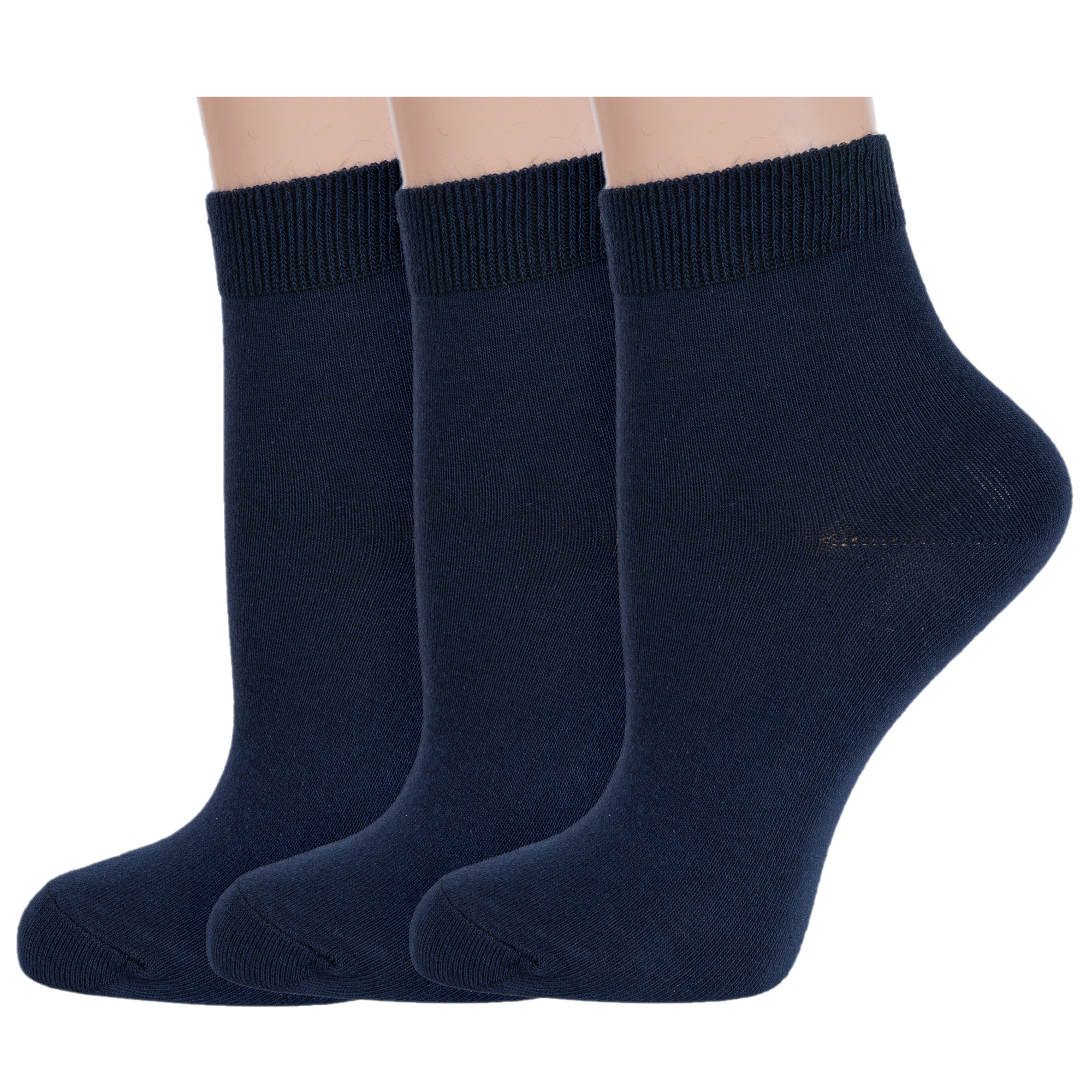 

Комплект носков женских Rusocks 3-С-420 синих 25, Синий, 3-С-420