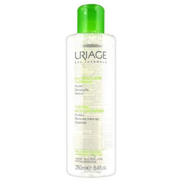 Мицеллярная вода Uriage Eau Micellaire Thermale Peaux Mixtes a Grasses 250 мл uriage eau thermale lait veloute corps молочко увлажняющее для тела флакон помпа 500 мл