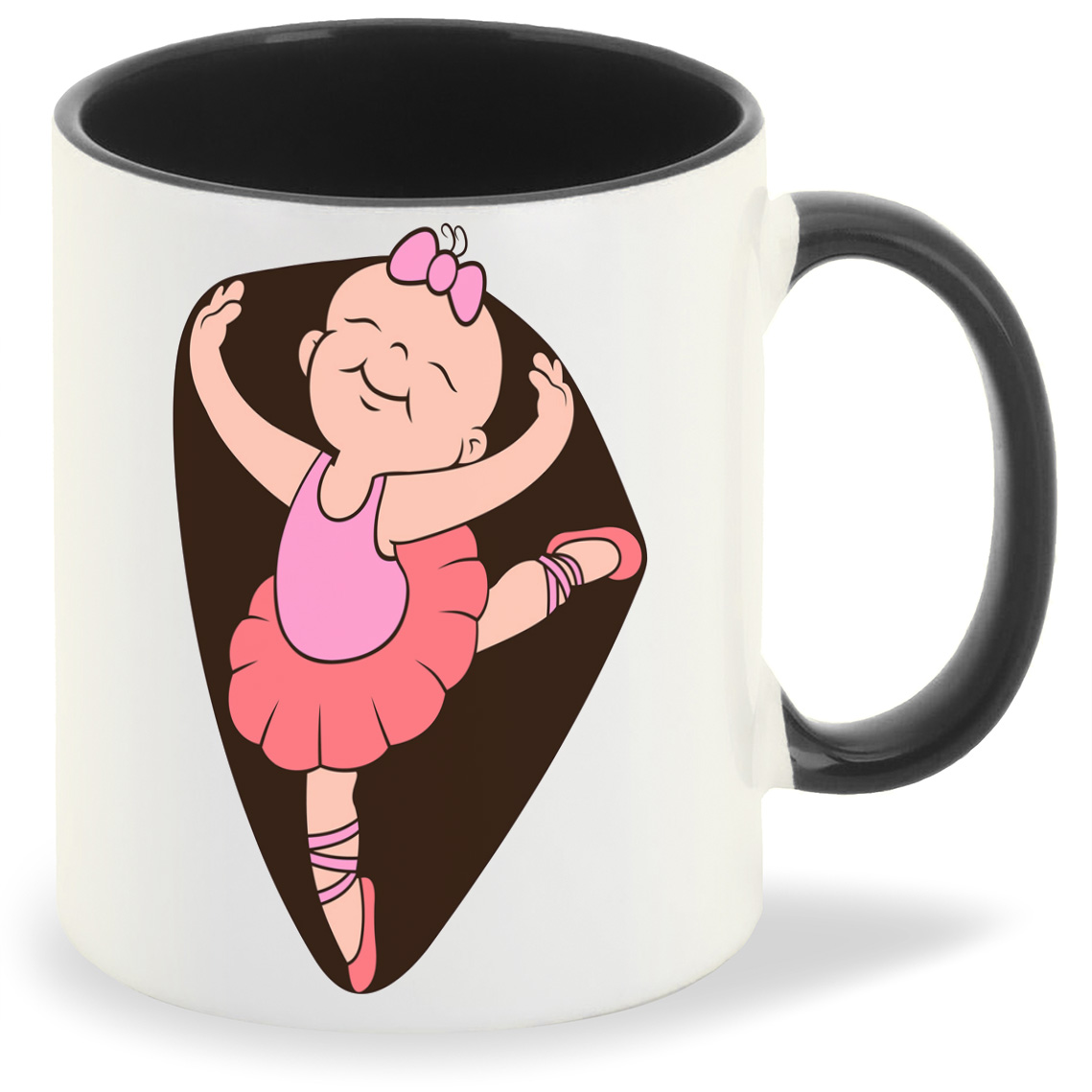 

Кружка CoolPodarok девочка балерина пузожитель, девочка балерина пузожитель