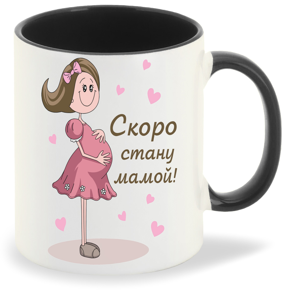 

Кружка CoolPodarok скоро стану мамой пузожитель, скоро стану мамой пузожитель