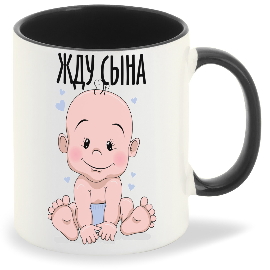 

Кружка CoolPodarok Здесь живет малышок пузожитель, Здесь живет малышок пузожитель
