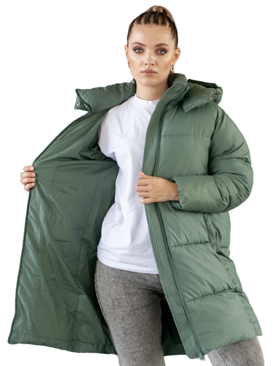 Куртка женская NOORD PAC19013 зеленая S