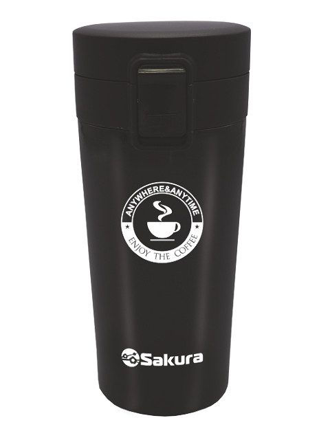 фото Термокружка sakura tm-01-380bk 380ml queen fair