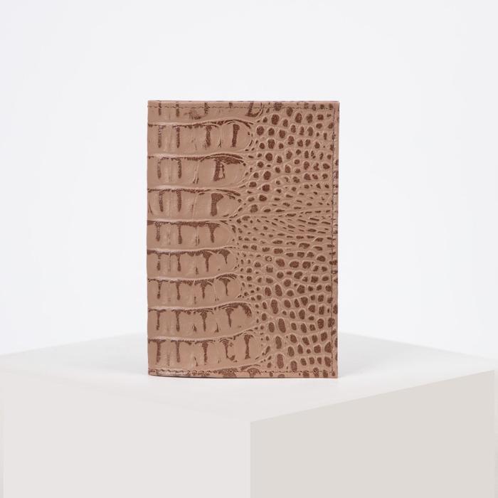 

Обложка для паспорта унисекс 3673615 бежевая, 3673615