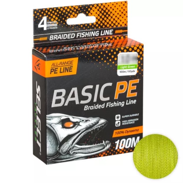 

Шнур Select Basic 100м. 0.14мм. Light Green, Зеленый, Basic
