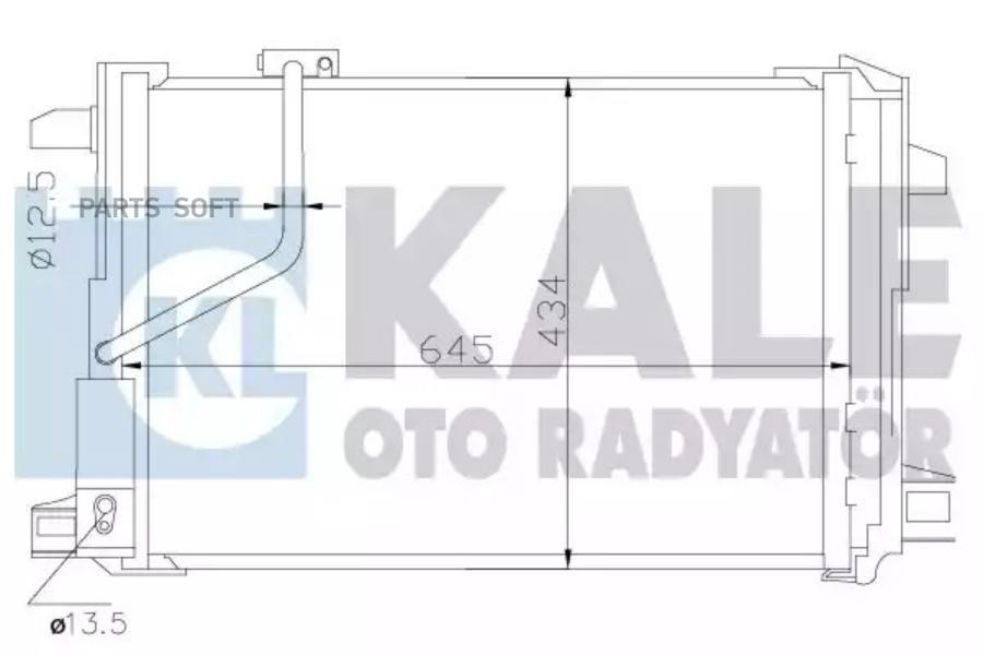 

Радиатор Кондиционера KALE 343030