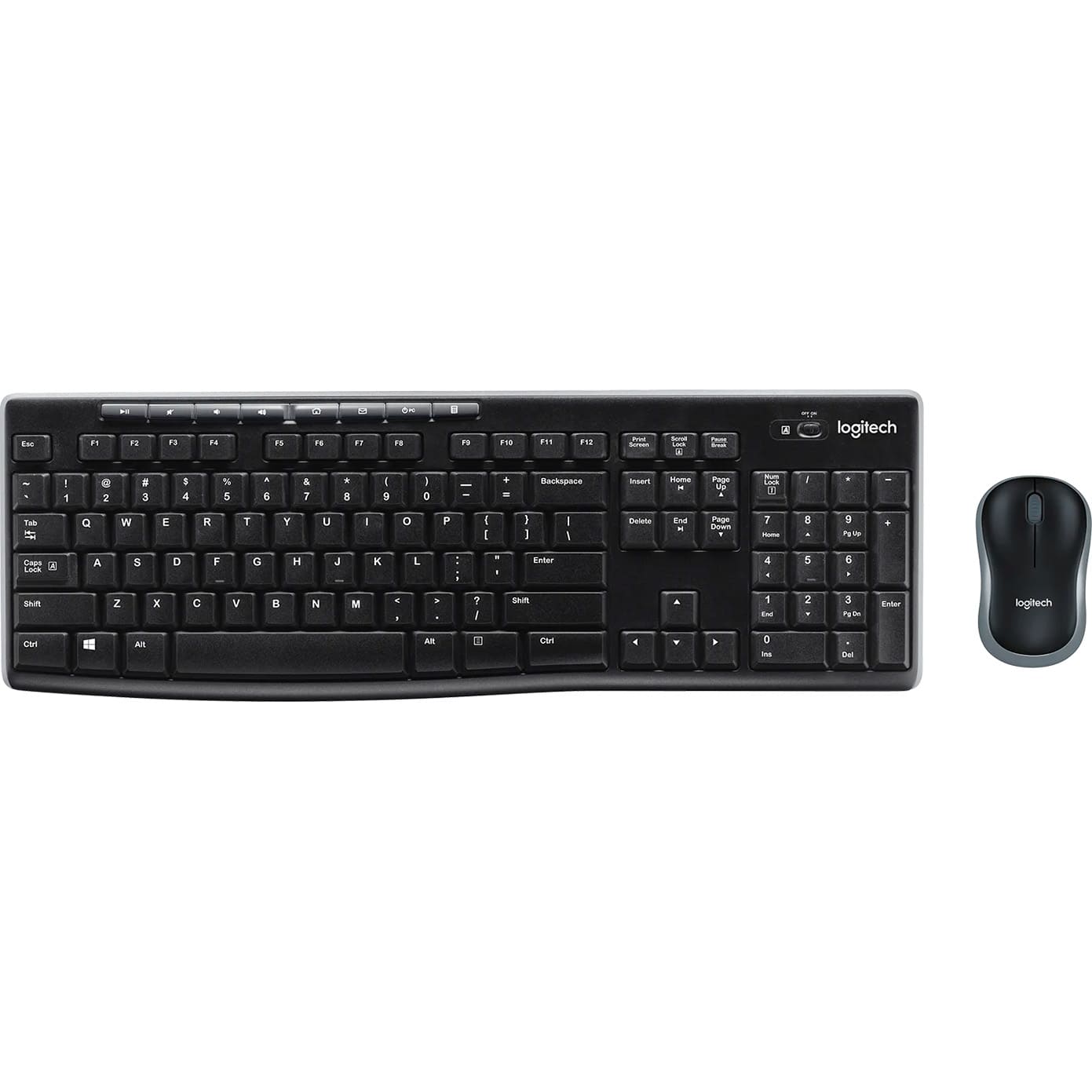 Комплект клавиатура мышь Logitech Wireless Combo MK275 Black 4090₽