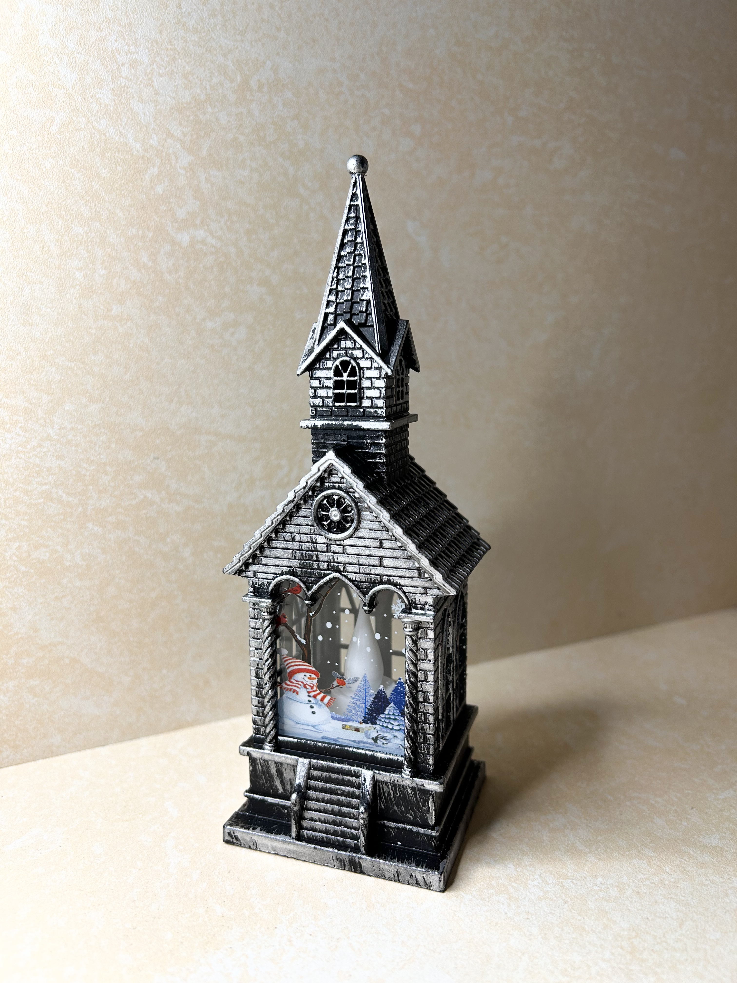 

Новогодний светильник Church Фонарь BZR45 белый теплый, Фонарь