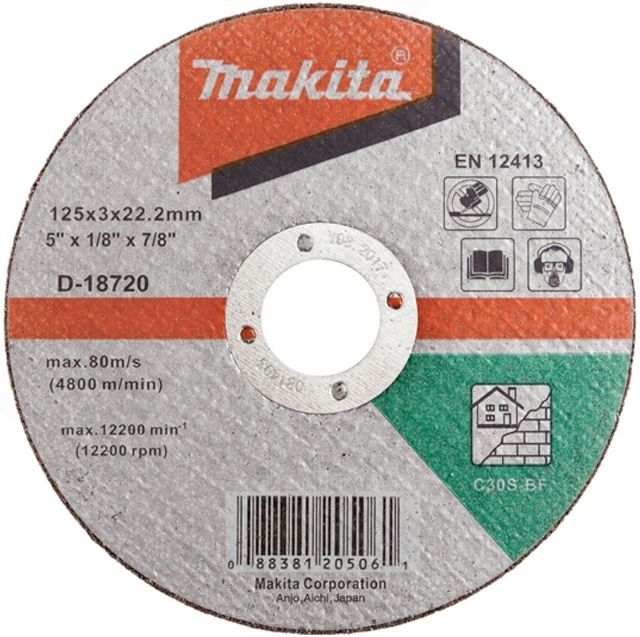 Абразивный отрезной диск Makita D-18720