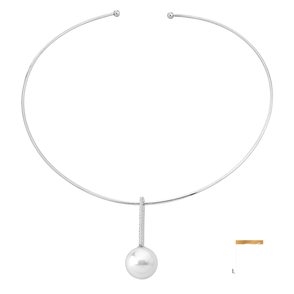 Колье из титана Majorica 15768.01.0.000.010.1, жемчуг