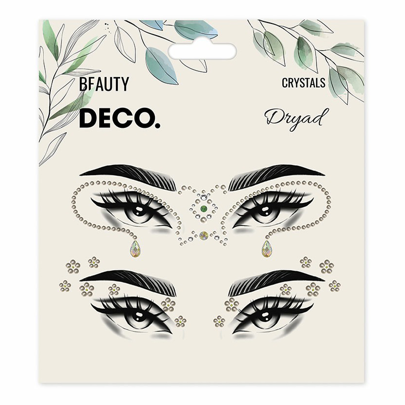 

Кристаллы для лица и тела Deco Floral by Miami tattoos Dryad 5 г, Разноцветный