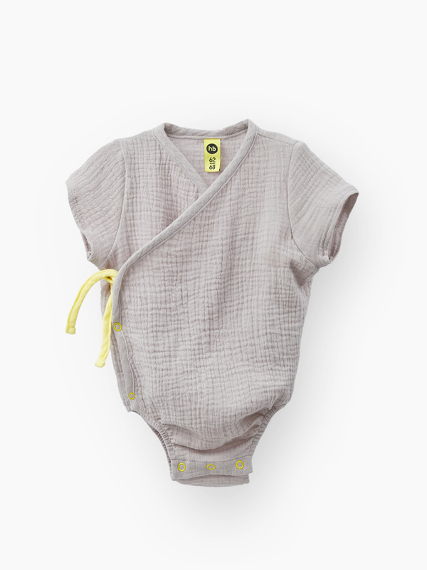 

Боди детское Happy Baby 88127 цв. серый р. 74, 88127