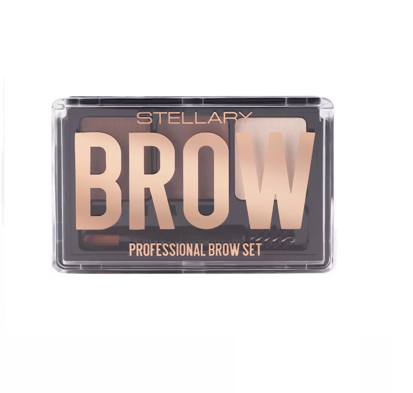 Набор для бровей Stellary Professional Brow set тон 02 brunette 2.4 г