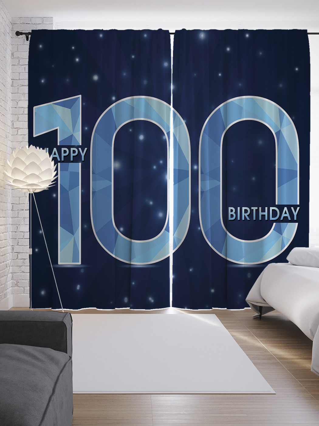 

Шторы JoyArty с фотопечатью "Галактическое столетие" из сатена, 290х265 см, Галактическое столетие