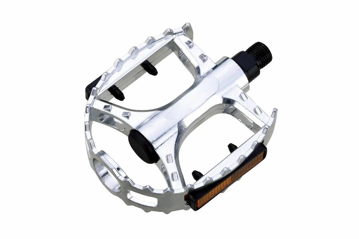 

Педали MTB/BMX алюминиевые 9/16, 97х93мм, серебристые, Серебристый