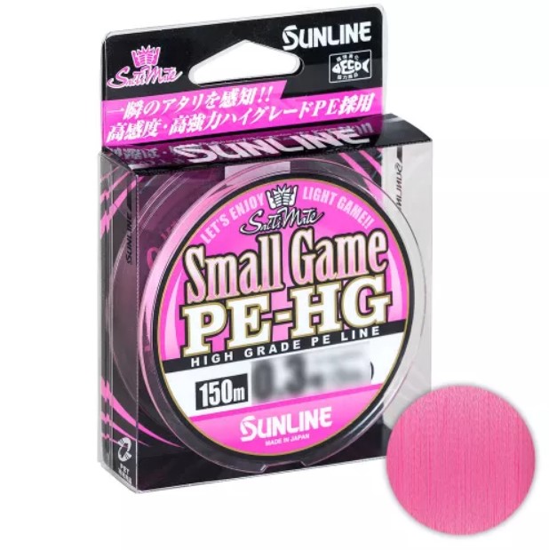 

Шнур Sunline Small Game PE-HG #0.3 Pink, Розовый, Small Game PE-HG