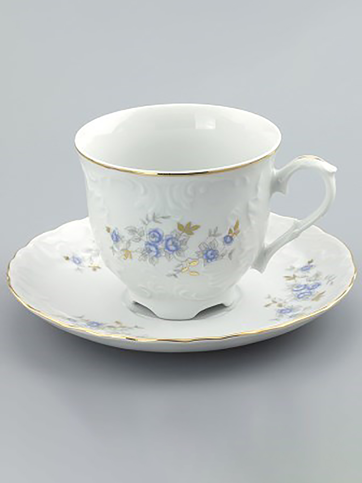 

Кофейная пара Cmielow Rococo 170 мл фарфор 74727, Белый