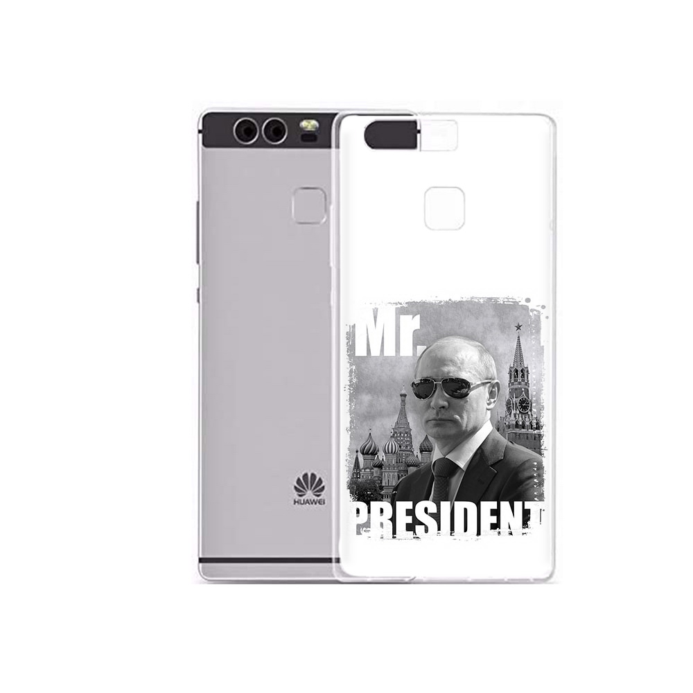 

Чехол MyPads Tocco для Huawei P9 Plus Путин (PT31455.54.141), Прозрачный, Tocco