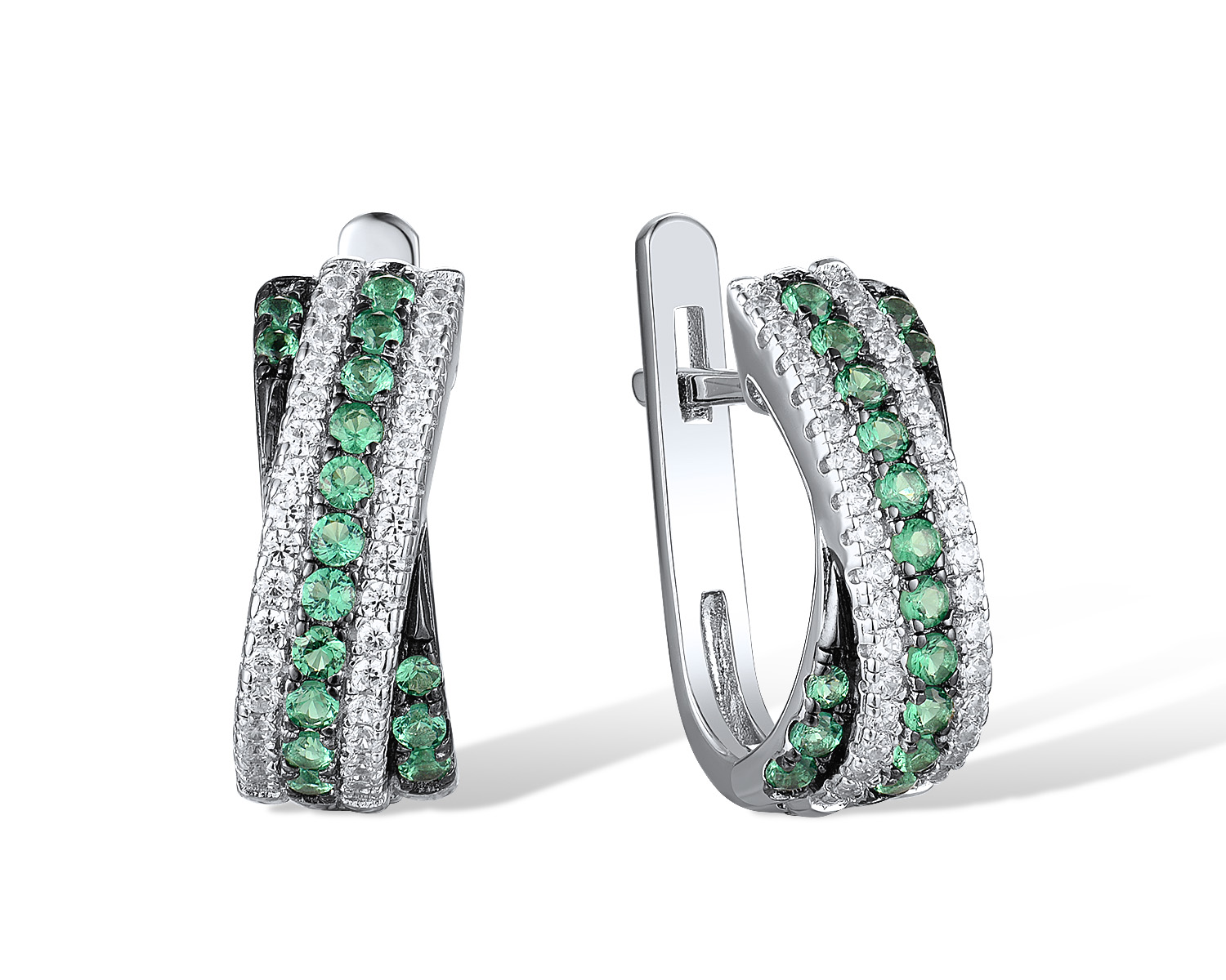 

Серьги из серебра VALTERA 119138, циркон, 119138