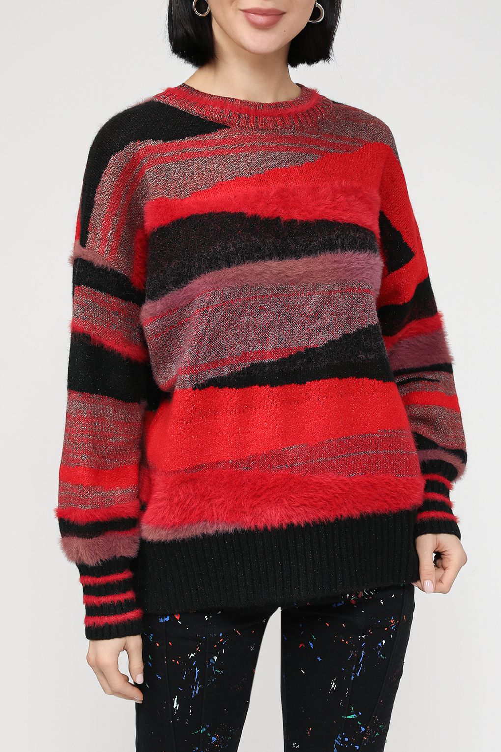 

Джемпер женский Desigual 23WWJF36 красный M, 23WWJF36
