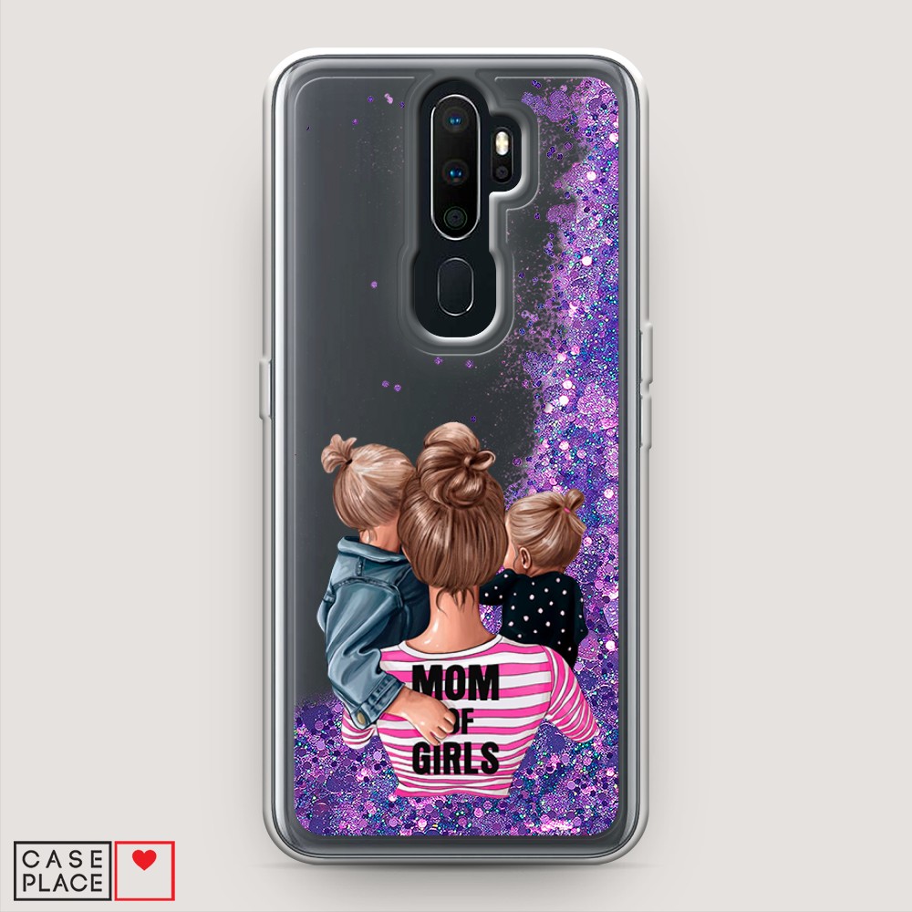 

Чехол Awog на Oppo A5/A9 2020 "Mom of Girls", Разноцветный, 251992-1