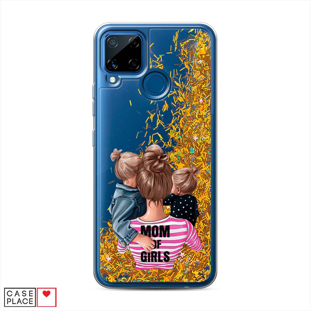 

Чехол Awog на Realme C15 "Mom of Girls", Разноцветный, 255090-1