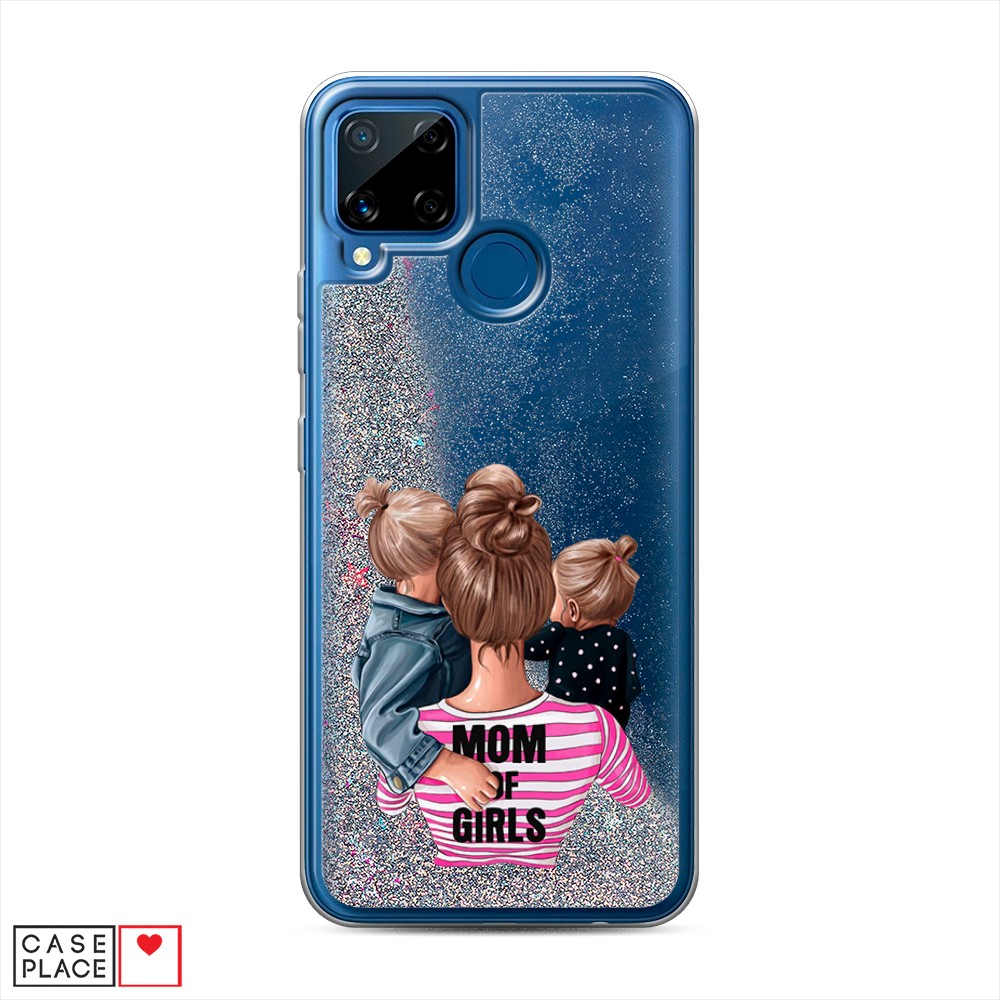 

Чехол Awog на Realme C15 "Mom of Girls", Разноцветный, 255091-1