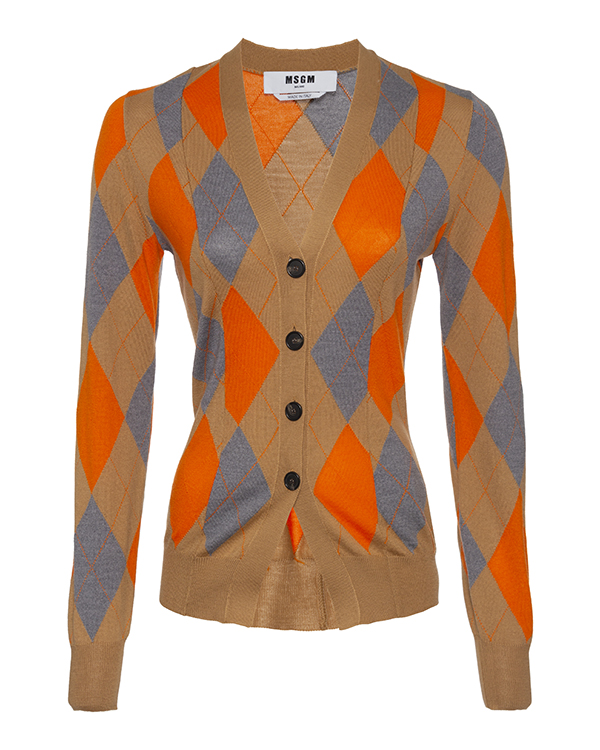 

Кардиган женский MSGM 3141MDM135 бежевый M, 3141MDM135