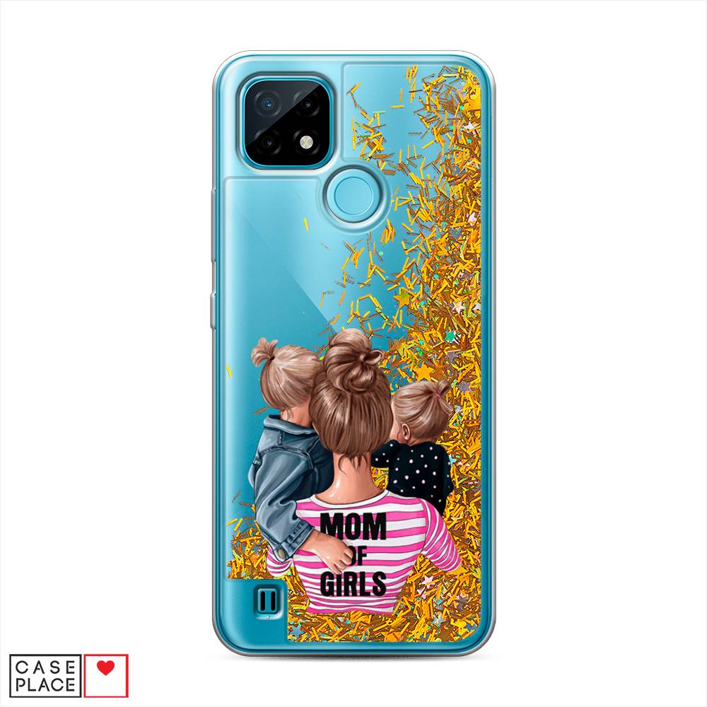 

Чехол Awog на Realme C21 "Mom of Girls", Разноцветный, 254990-1
