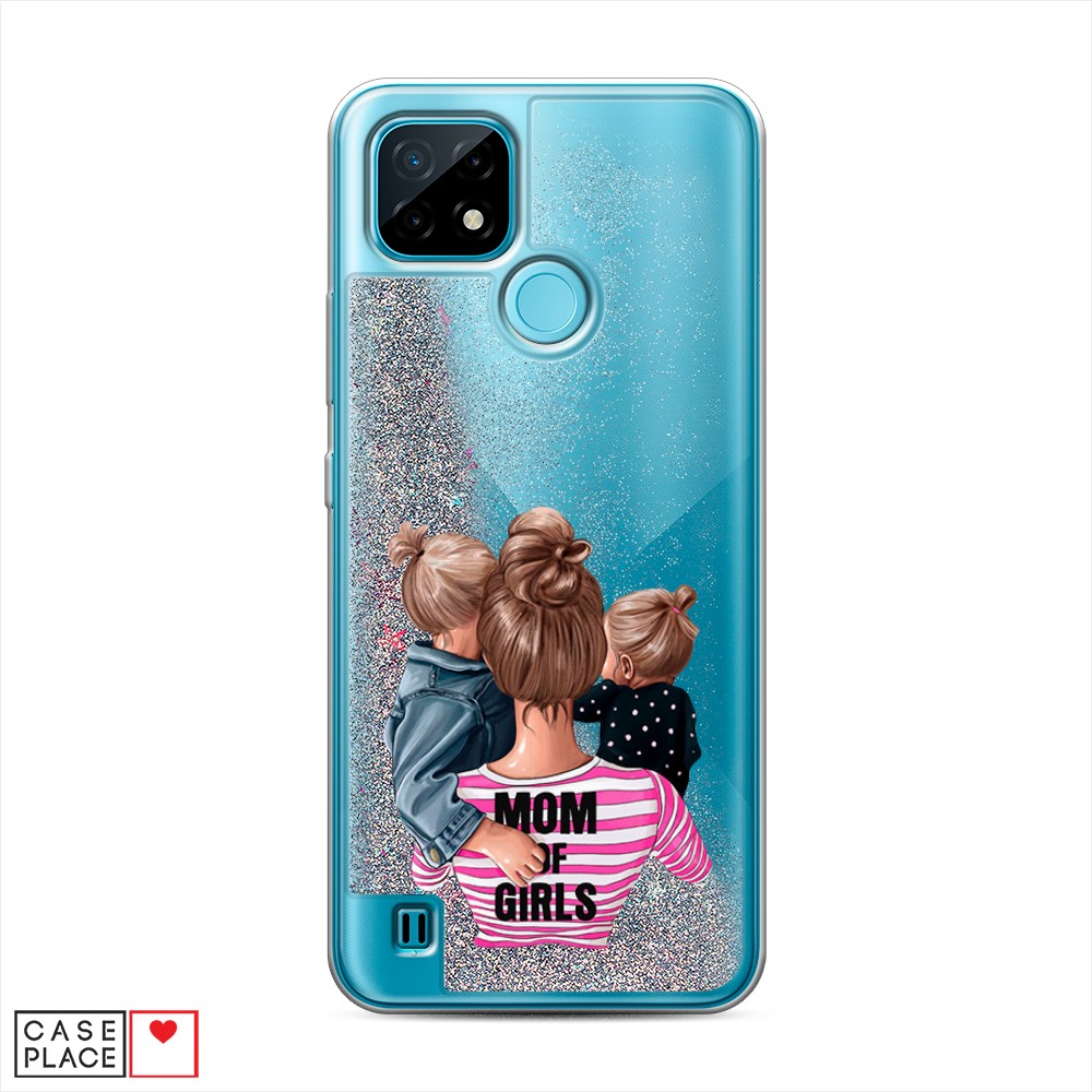 

Чехол Awog на Realme C21 "Mom of Girls", Разноцветный, 254991-1