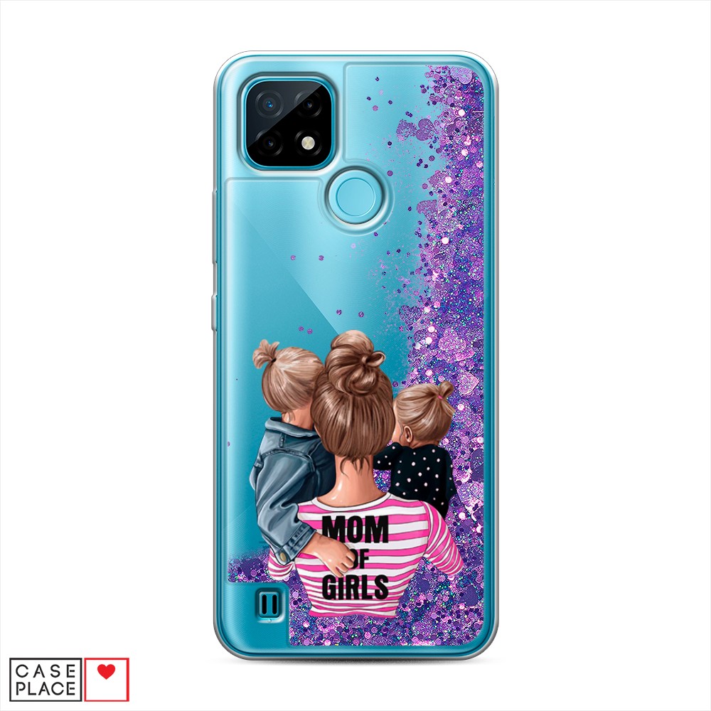 

Чехол Awog на Realme C21 "Mom of Girls", Разноцветный, 254992-1