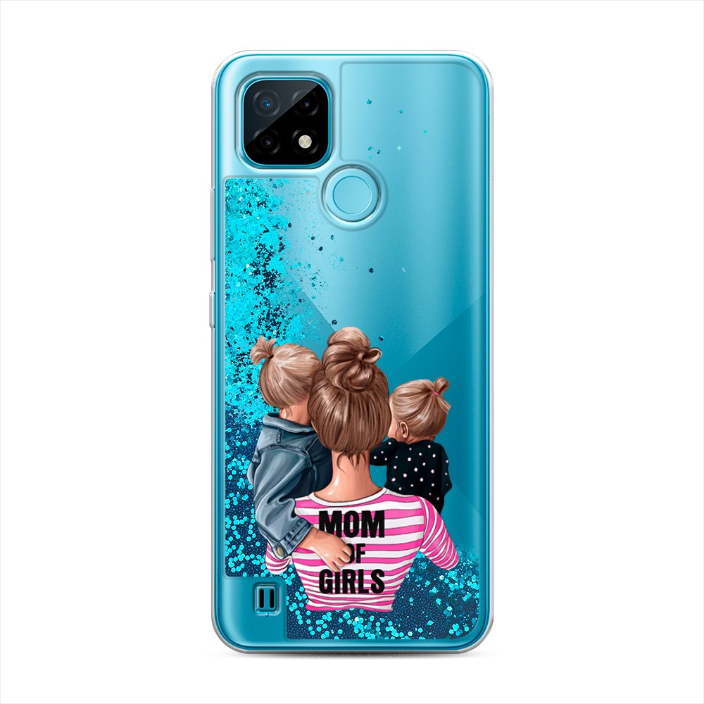 

Чехол Awog на Realme C21 "Mom of Girls", Разноцветный, 254993-1