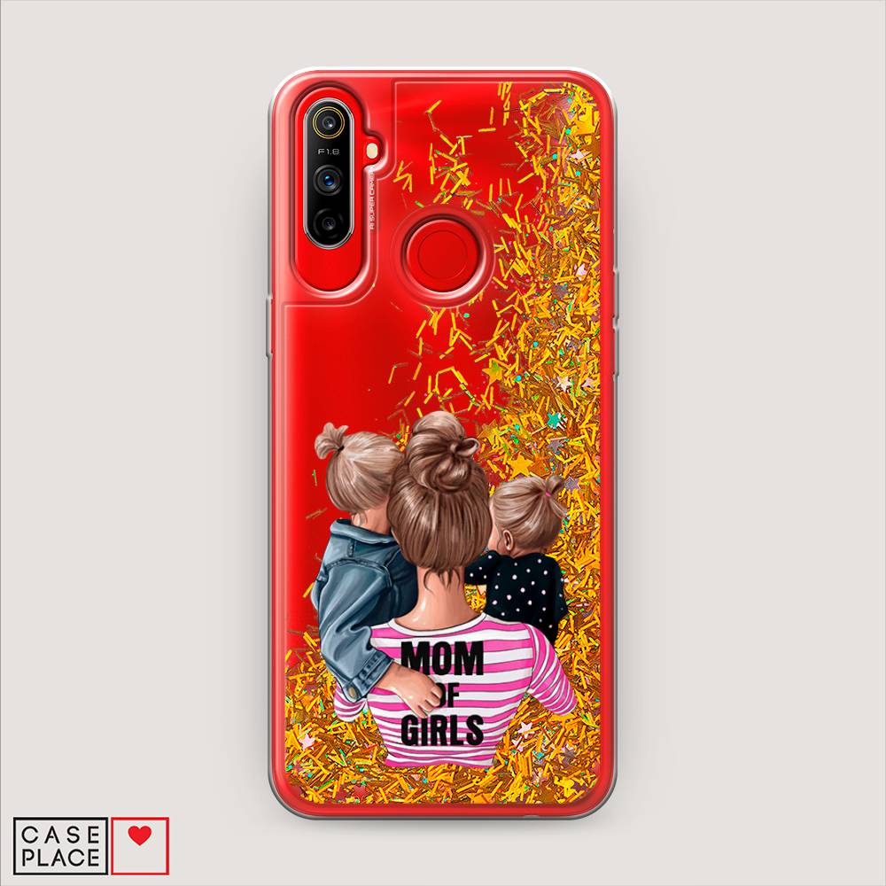 

Чехол Awog на Realme C3 "Mom of Girls", Разноцветный, 253090-1