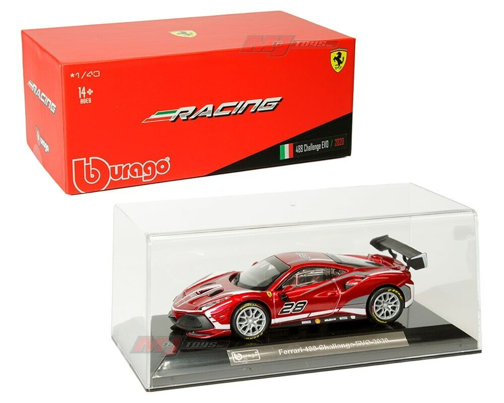 Игрушечные машинки, самолеты и катера BBURAGO 18-36309 красный 2020 ferrari bburago 1 43 f1 sf1000 5 sebastian vettel 16 charles leclerc alloy car die cast car model toy collection gift